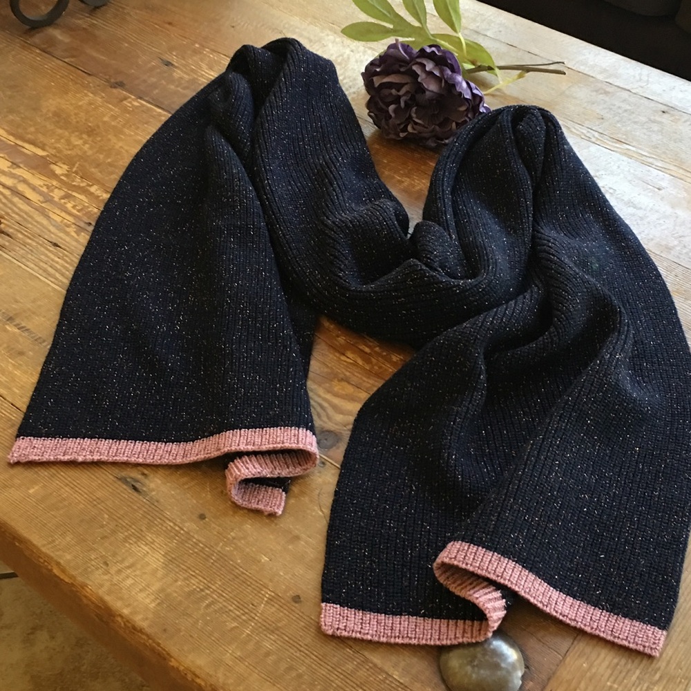 Rag & Bone Scarf Merino Wool Ribbed Knit - Picture 7 of 8